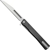 Ocaso Solstice Wharncliffe Satin kääntöveitsi, Carbon Fibre