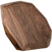 Noyer cutting board walnut wood with cut-out, 37x32 cm