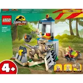 LEGO Jurassic Park Velociraptor Escape 76957 Opi rakentamaan dinosauruslelu pojille ja tyt ille; Lahja 4-vuotiaille ja sit vanhemmille lapsille.