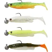 Savage Gear Fat Minnow T-tail Rtf Soft Lure 75 Mm 5g Keltainen