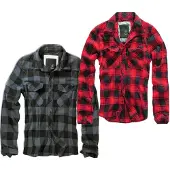 Brandit Check Paita Punainen/Musta Miehet, size L