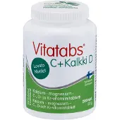 Raw Organic Hankintatukku Vitatabs C+Kalkki D, 200 tabl.