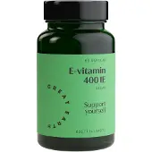 Great Earth E-Vitamin 400 I.U 60 kap