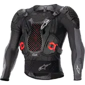 Alpinestars Bionic Plus V2 uojatakki Musta/Antrasiitti/Punainen unisex, size S