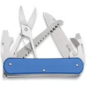 FOX Vulpis 5-Tools VP130-SF5SB, N690Co, Aluminium Sky Blue, Swiss pocket knife