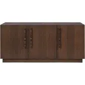 Ferm Living Unda sivupöytä 146x68x50 cm Tumma petsattu tammi