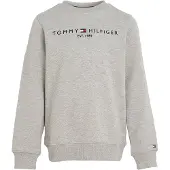 Tommy Hilfiger Collegepaita - Essential - Organic - Harmaa melan - - 6 v (116) - Collegepaidat