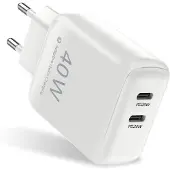 Sign Dual USB-C PD -laturi 40W - Musta