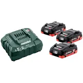 Metabo ASC30 laturi ja akkupaketti 3 x 4,0 Ah (685132000), 18 V