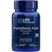 Life Extension Pantoteenihappo 500 mg - 100 kapselia.