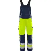 Fristads Green Henkselihousut Huomio Luokka 2 1030 GPLU Huomiokeltainen/Musta C148