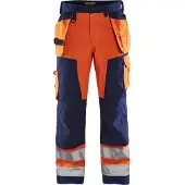 Blakläder Highvis Riipputaskuhousut - Huomio Keltainen/Musta - C44