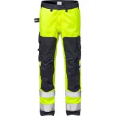 Fristads Palosuojattu flamestat high vis stretch housut lk 2 2161 ATHF Huomiokeltainen/Laivastonsininen C48