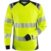 Fristads Palosuojattu flamestat high vis t-paita naisten lk 3 7357 TFL Huomiokeltainen/Laivastonsininen L