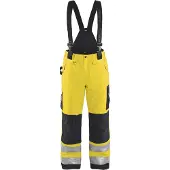 Blakläder Highvis Talvihousut Henkseleillä - Huomio Keltainen/Mariininsininen - C56