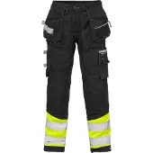 Fristads Hantverkarbyxa 2127 CYD, Klass 1 Varsel Gul/Svart D120