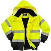 Portwest C465 Hi-Vis Kontrasti Bomber-talvitakki