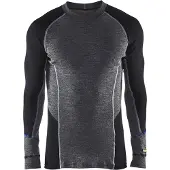 Blakläder Aluspaita Warm, 100% Merinovilla - Grafiitinharmaa/Musta - Xxl