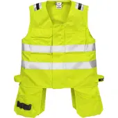 Fristads Palosuojattu Flamestat high vis liivi lk 2 5075 ATHS Huomiokeltainen 2XL