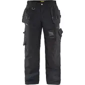 Blakläder X1500 Softshell Riipputaskuhousut - Musta - C60