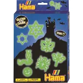Hama Midi pimeässä hohtava 1500 kpl silityshelmet