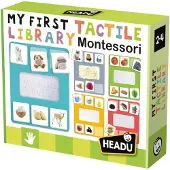 HEADU Montessori-peli Kosketuskirjasto