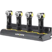 Lumonite Laturi 4-Slot Charging Station V2, Telakka + 4 x Compass