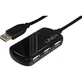 Lindy Active USB 2.0 Pro jatkojohto + keskitin, 8 metriä
