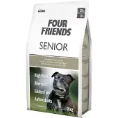 FourFriends - Dog Senior Gray 3 kg - Koirat - Koiranruoka - Kuivaruoka