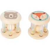 Small Foot by Legler Rattle Animals Pastel helistin sisältää rakeita 2 kpl