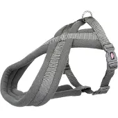 Trixie Premium Touring valjaat, XS-S 30-55cm/15mm, grafiitti