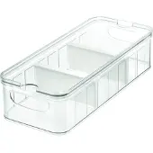 SmartaSaker Jääkaapin säilytyslaatikko, 38,1 x 16,5 cm, iDesign