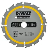 Dewalt Katkaisuterä puulle DT1948-QZ; 165x20 mm; 16T