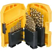 DeWalt Metalliporanteräsarja Extreme HSS-G; 1-13 mm; 29 kpl.