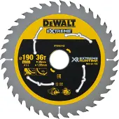 DeWalt Katkaisuterä puulle XR Extreme; 190x1,55x30 mm; Z36