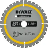 DeWalt pyörösaha 165x20mmx36z - DT1950-QZ - DT1950-QZ