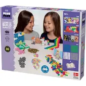 Plus plus 1200-Piece Pastel Learn To Build Super Set One Size Purppura One Size Pojat, Tytöt