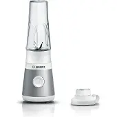 Bosch VitaPower MMB2111T, Pöydällä pidettävä tehosekoitin, 0,6 L, 0,8 m, 450 W, Hopea