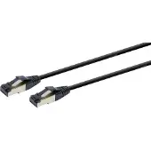 Cablexpert PP8-LSZHCU-BK-7.5M, 7,5 m, Cat8, S/FTP (S-STP), RJ-45, RJ-45, musta