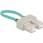 DeLOCK – Optical Fiber loopback Adapter SC / OM3 Multi-mode, beige (86923)