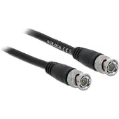 DeLOCK 80085, 10 m, BNC, BNC, Musta