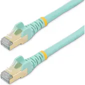 StarTech.com STP Cat6a suojattu laitekaapeli, 2m, aqua