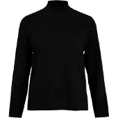 Object Objreynard Square Sleeve Pullover Noos - Black - L