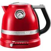 KitchenAid 5KEK1522ECA, 1,5 L, 2400 W, Punainen, Ruostumaton teräs, Alumiini, Säädettävä termostaatti, Veden tason ilmaisin