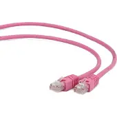 Gembird PP12-2M/RO, 2 m, Cat5e, U/UTP (UTP), RJ-45, RJ-45, Vaaleanpunainen