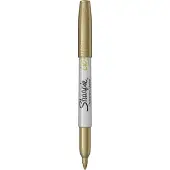 Sharpie Metallinhohtoiset -maalitussit | Kapea kärki | Kulta | 12 kpl