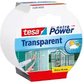 TESA extra Power Transparant, Lasi, Muovi, 10 m, 48 mm, 1 kpl (56349-00000-05)