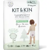 Kit & Kin Eco Nappy Pants - White - 4(9-15KG