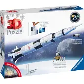 Ravensburger 3D palapeli Saturn V avaruusraketti - - 440 kpl - NASA - Alkaen 8 vuotta