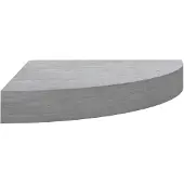vidaXL Kulmaseinähylly betoninharmaa 25x25x3,8 cm MDF